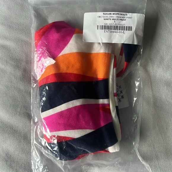 Lulus Taylor White Multi Print High Waisted Bikini Bottoms - Picture 5 of 7